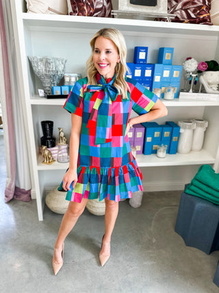 Holiday Check Willa Dress