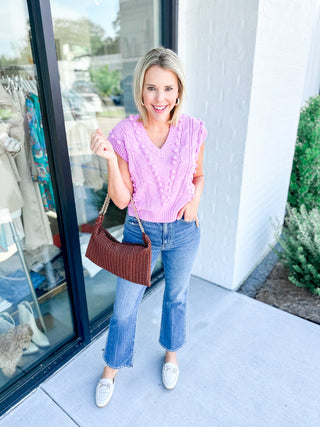 Pink Pom Pom Vest