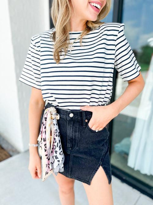 Classic Striped Charm Top
