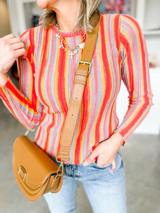 Maddie Stripe Sweater Top