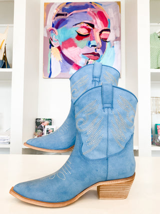 Sky Blue Zahara Boot