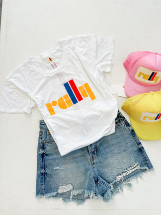 Rally White Tee