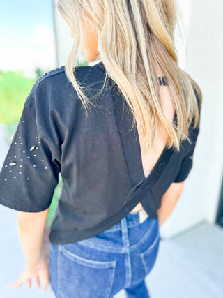 Martisy Rhinestone Top