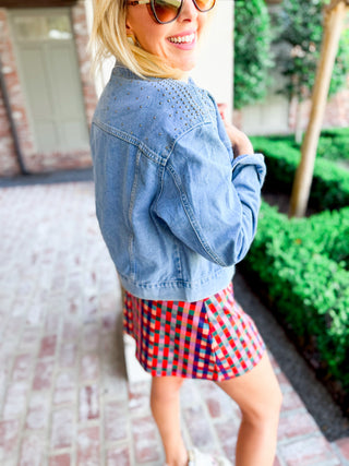 Rebel Studded Denim Jacket