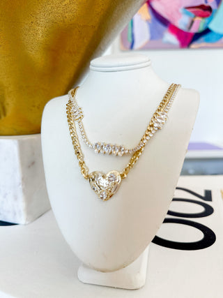 Shimmering In Love Necklace