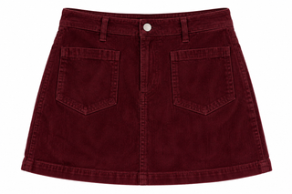 Merlot Weekend Corduroy Skort