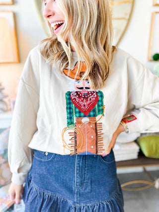 Cowboy Nutcracker Sweatshirt