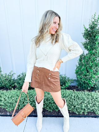 Vanilla Cream Knit Sweater