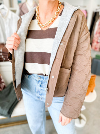 Curated Contrast Jacket