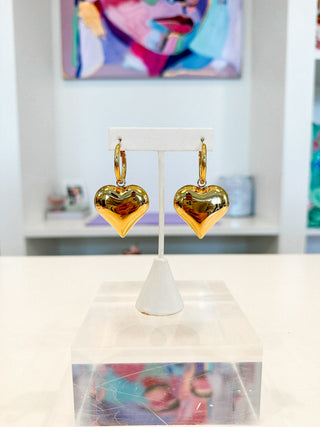 Bubble Heart Earrings