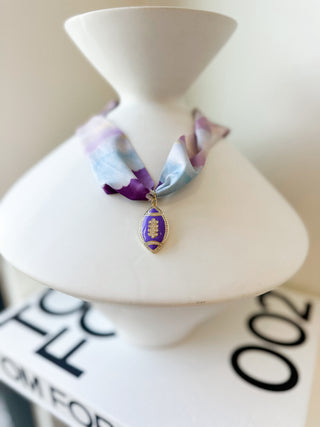 Football Scarf Necklace