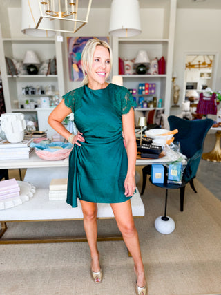 Harlow Ruched Mini Dress
