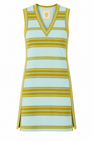 Fringe Stripe Emily Shift Dress