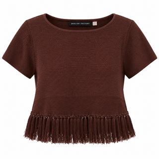French Roast Fringe Top