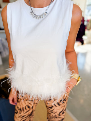 Feathered Edge Ribbed Tank