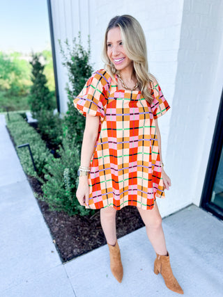 Plaid For Fall Dress