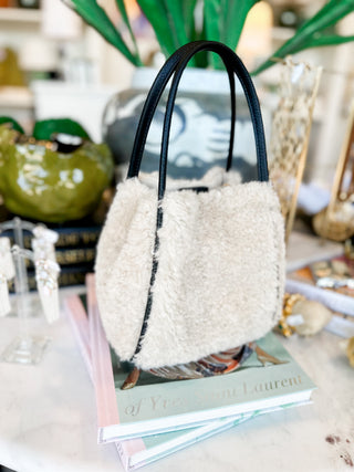 Hollace Shearling Mini Tote