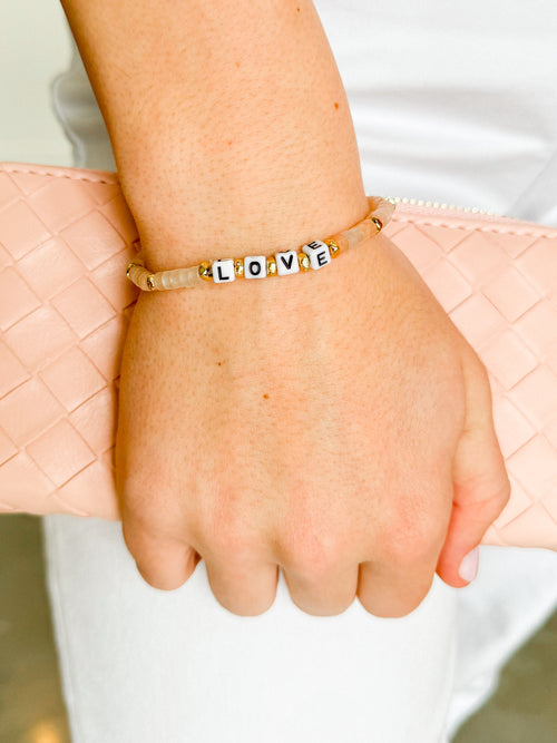Rose Stone Love Bracelet