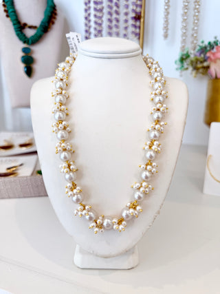 Large Cluster Rosary Necklace