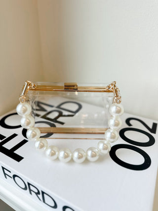 Hold My Pearls Clear Bag