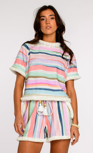 Sherbert Stripe Tess Tee