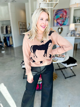 Giddy Up Girl Sweater