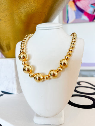 Golden Beads Necklace