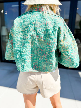 Short Sleeve Crop Jacket