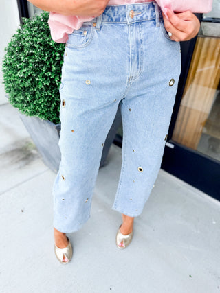 The Quincey Barrel Jeans