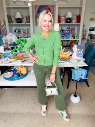 Olive Avenue Wide-Leg Jeans