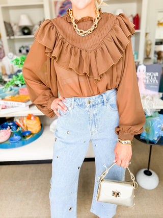 The Sienna Ruffle Blouse