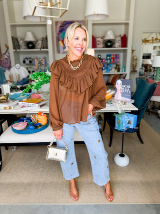 The Sienna Ruffle Blouse