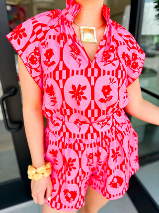 Parterre Floral Wilkes Top