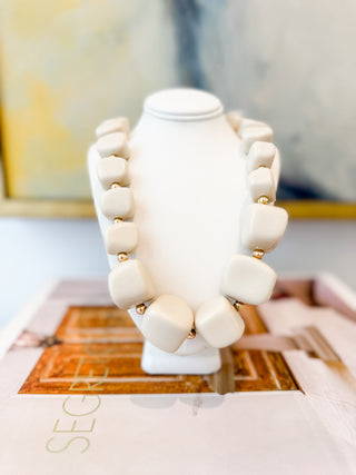 Oversized Cube Statement Necklace