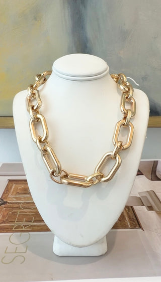Oval Link Chain Necklace