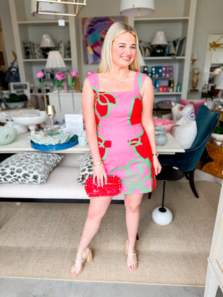 Fuschia Outline Bobbi Dress