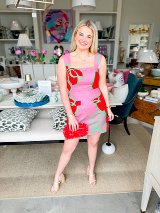 Fuschia Outline Bobbi Dress