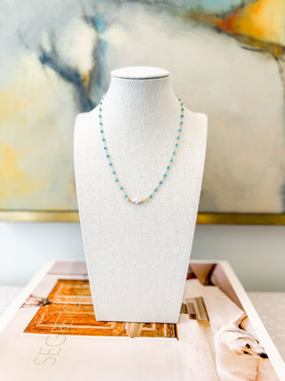 Pearl Rosary Necklace