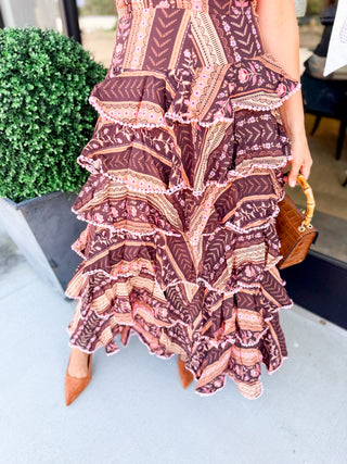 Cocoa Tank & Maxi Skirt Set