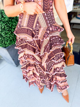 Cocoa Tank & Maxi Skirt Set