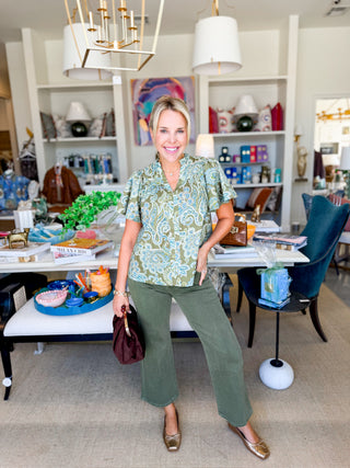 Wanderlust Paisley Blouse