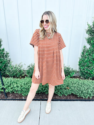 Polished Pleats Dress