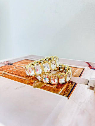 The Giselle Clear Crystal Bracelet