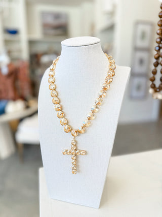 The Keisha Gold Cross Necklace