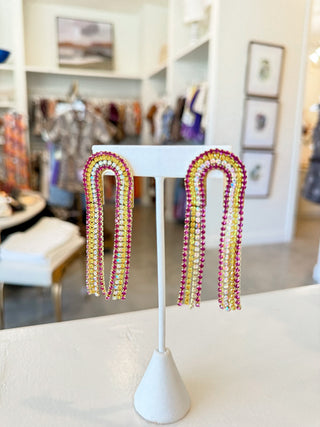 Chain Tassel Drop Earrings