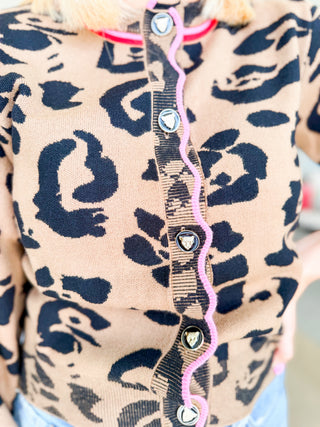 Leopard Colson Cardigan