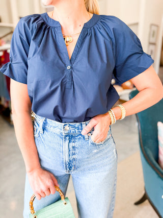 Preston Poplin Top