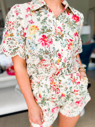 Tiffany Floral Print Blouse