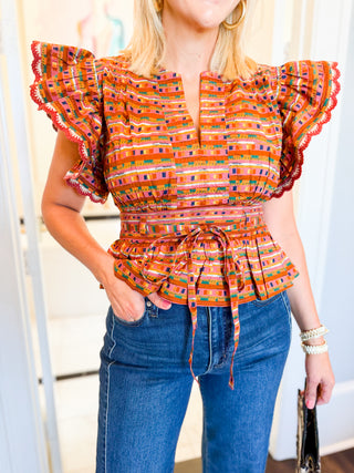 Ellery Flutter Top