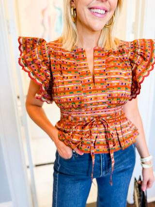 Ellery Flutter Top